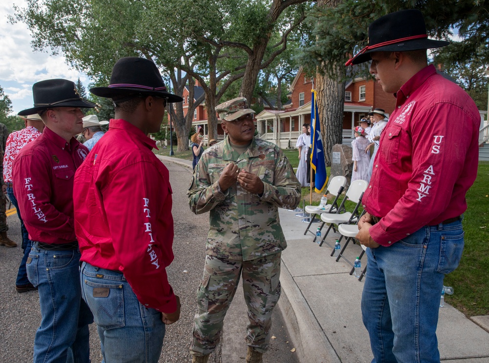 Red, White, and Pew Pew Pew: 1ID CGMCG Takes Aim at Cheyenne Frontier Days