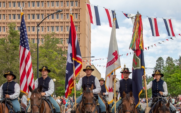 Red, White, and Pew Pew Pew: 1ID CGMCG Takes Aim at Cheyenne Frontier Days