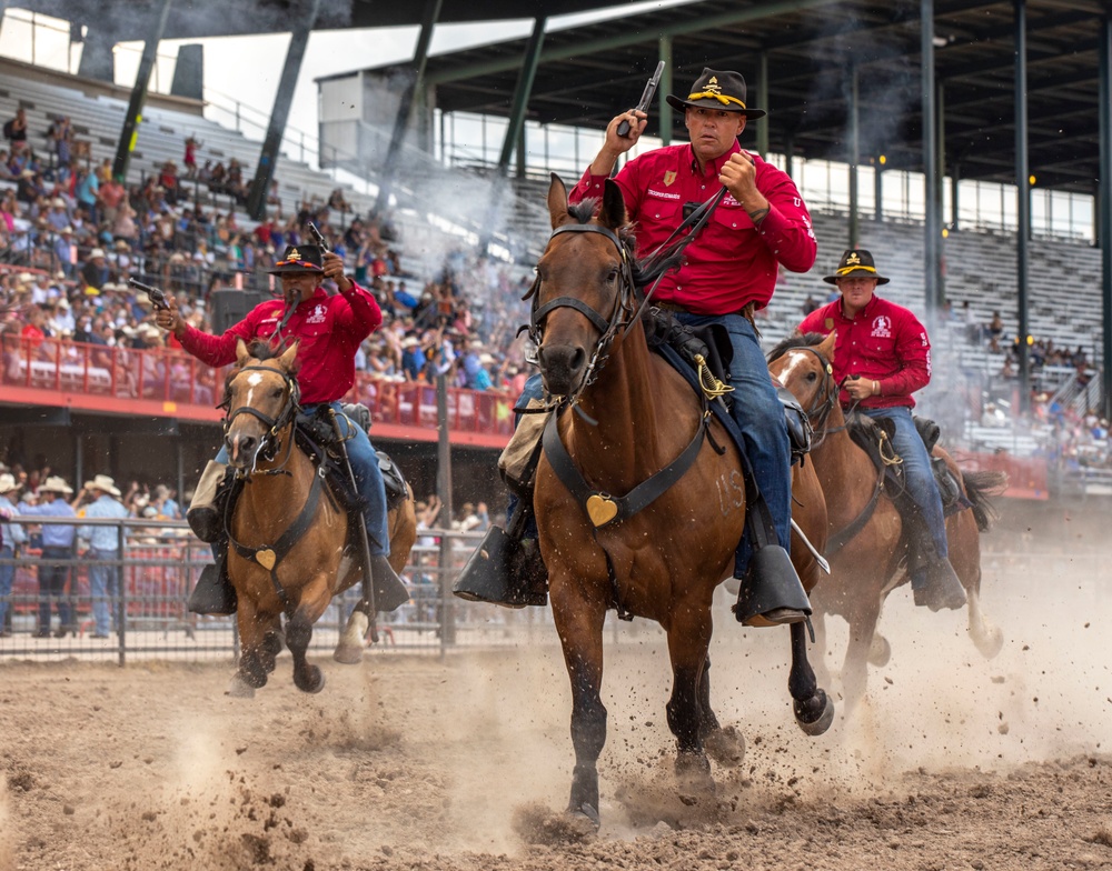 Red, White, and Pew Pew Pew: 1ID CGMCG Takes Aim at Cheyenne Frontier Days