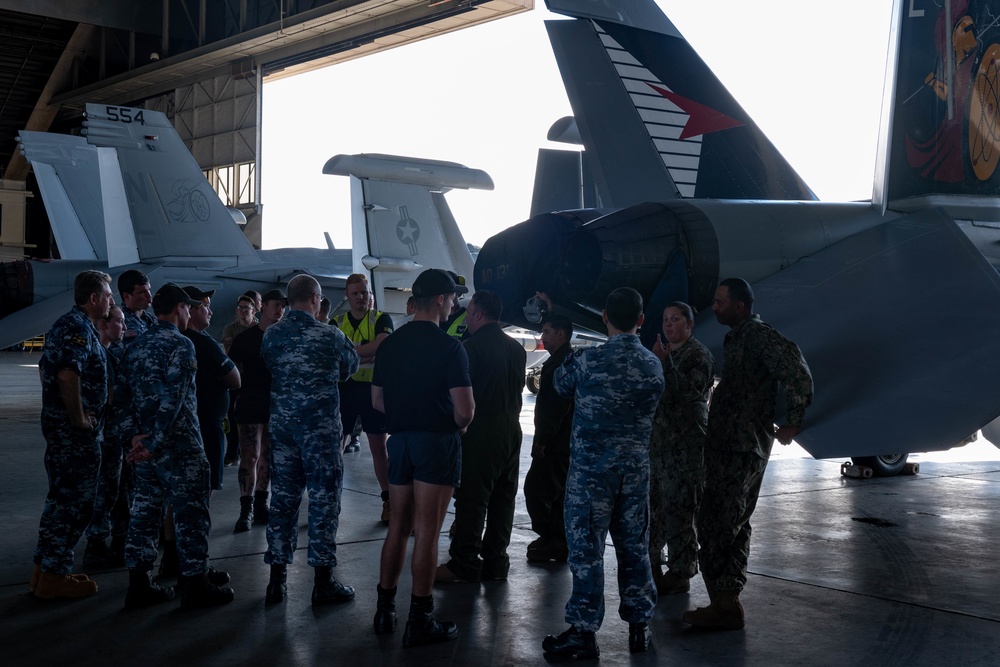 U.S. and RAAF service members integrate during RF-A 22-3