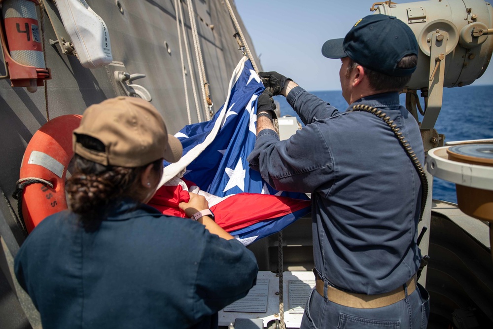 USS Sioux City’s Chief Quartermaster