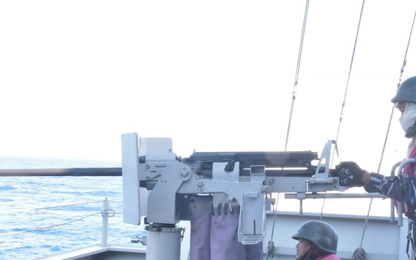 Indonesian Navy Conduct Gunnery Exercise