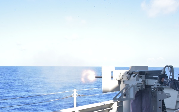 Indonesian Navy Conduct Gunnery Exercise