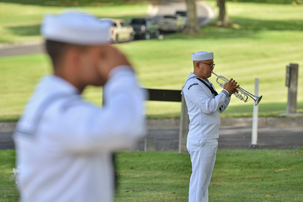 U.S. Navy Water Tender 1st Class Milo E. Phillips Internment Ceremony