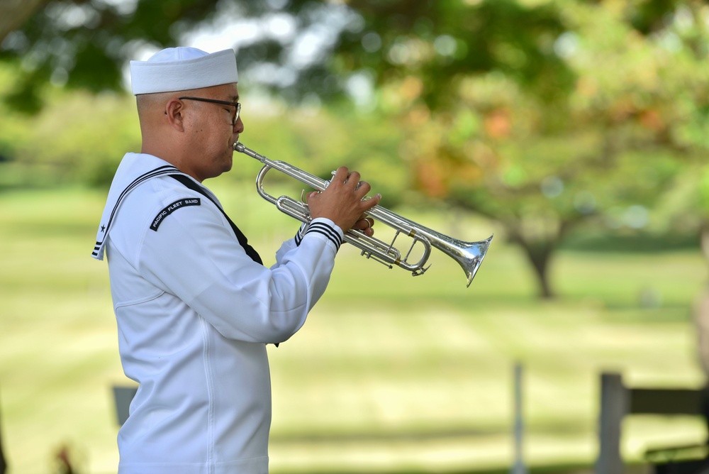 U.S. Navy Water Tender 1st Class Milo E. Phillips Internment Ceremony
