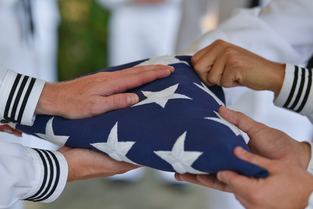 U.S. Navy Water Tender 1st Class Milo E. Phillips Internment Ceremony