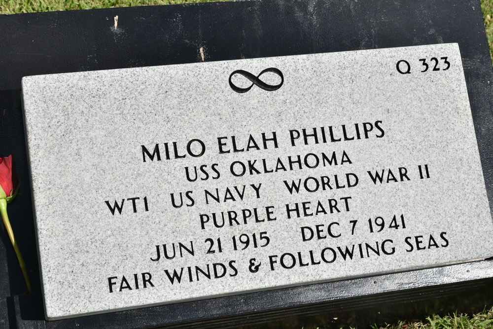 U.S. Navy Water Tender 1st Class Milo E. Phillips Internment Ceremony
