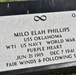 U.S. Navy Water Tender 1st Class Milo E. Phillips Internment Ceremony