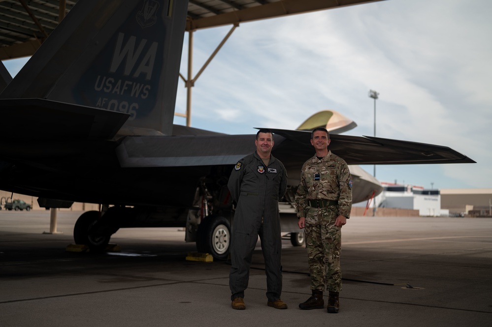 Strength through partnership: United Kingdom Space Command visits Nellis AFB