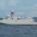 Indonesian Navy Frigate KRI I Gusti Ngurah Rai (332) at Sea Phase