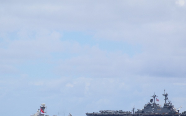 Indonesian Navy Frigate KRI I Gusti Ngurah Rai (332) during Sea Phase