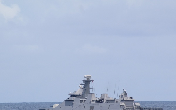 Indonesian Navy Frigate KRI I Gusti Ngurah Rai (332) during Sea Phase