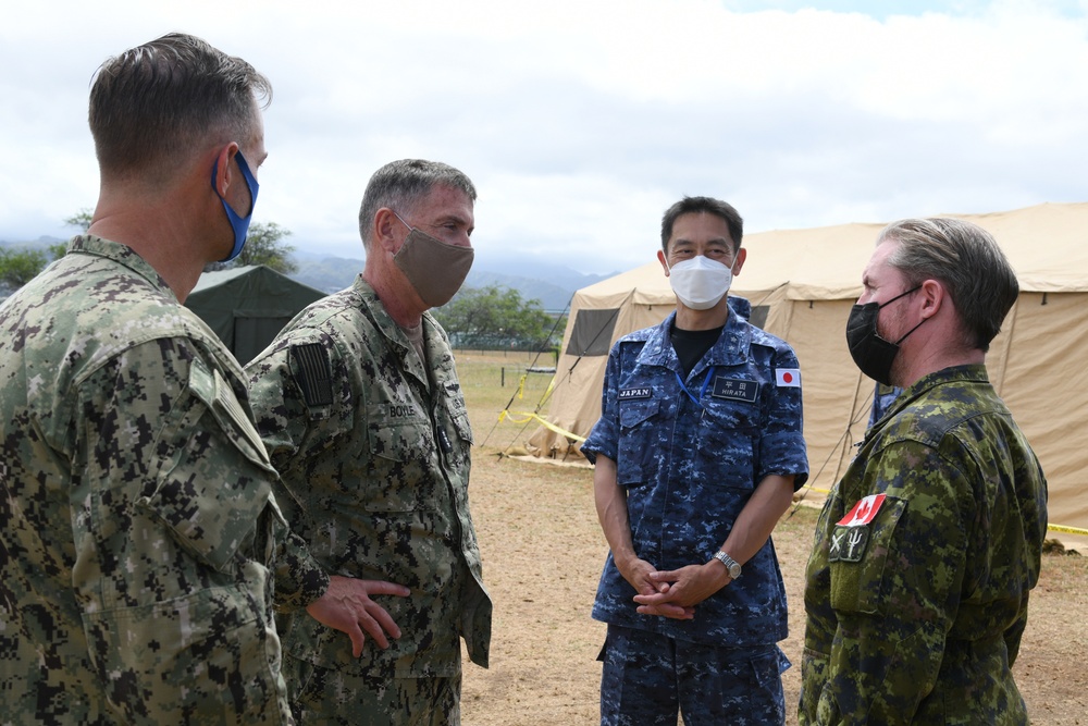 Vice Adm. Boyle visits Humanitarian Assistance and Disaster Relief Camp during RIMPAC 2022