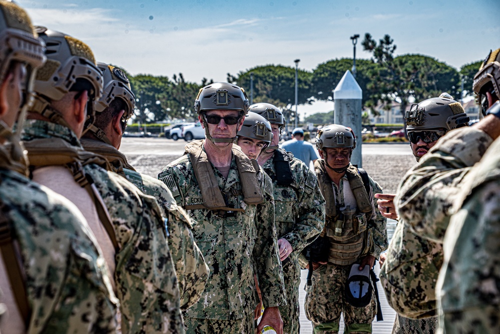 NRC LA Visits Maritime Expeditionary Security Squadron 11 during August DWE