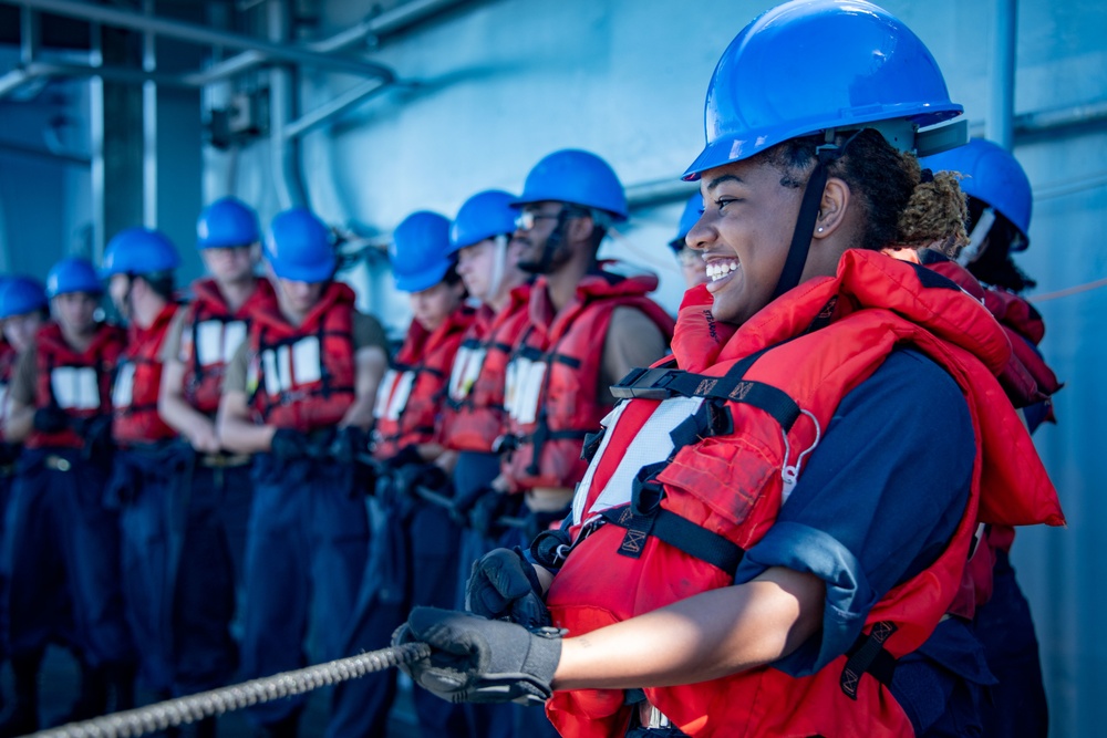 USS America (LHA 6) Conducts a Fueling-at-Sea