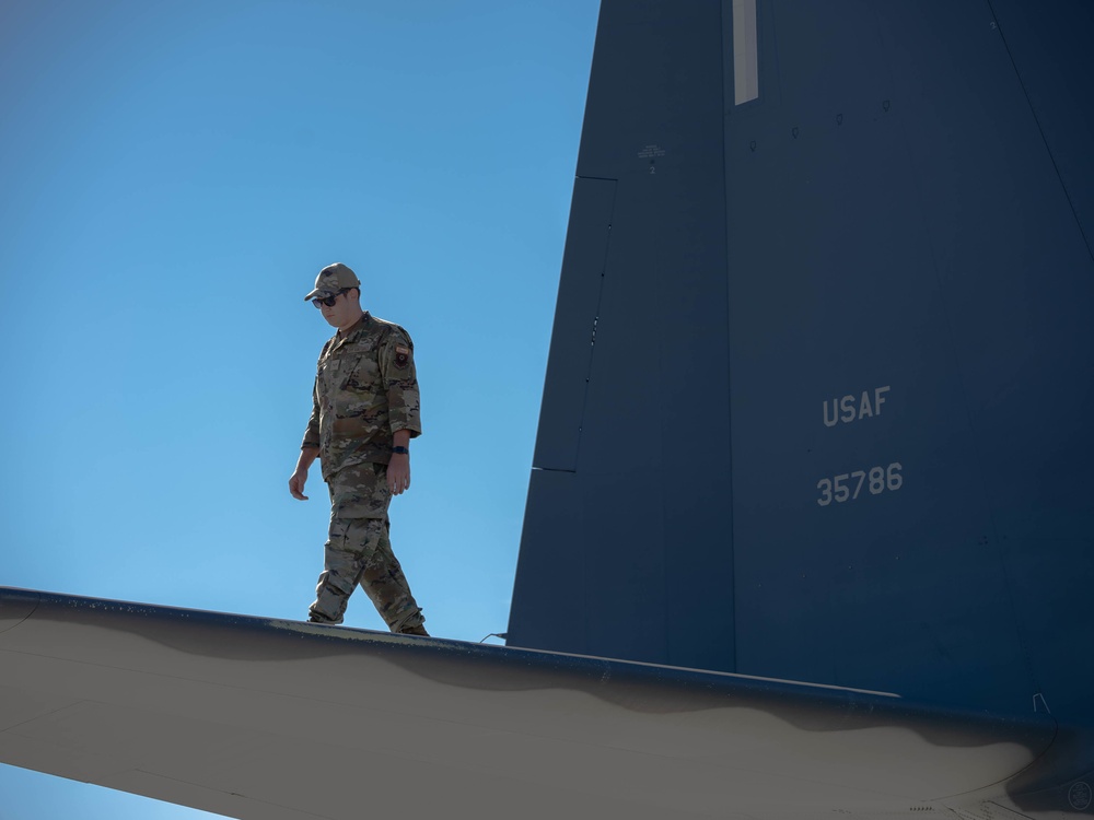 353rd SOAMXS Inspects a MC-130J