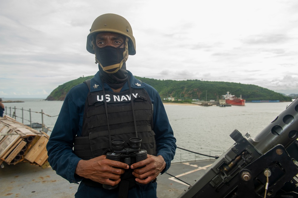 Frank Cable Departs Visakhapatnam, India