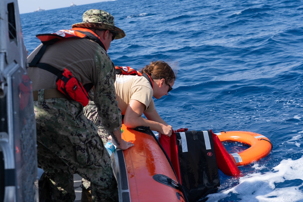 USCGC John Scheuerman (WPC 1146) training