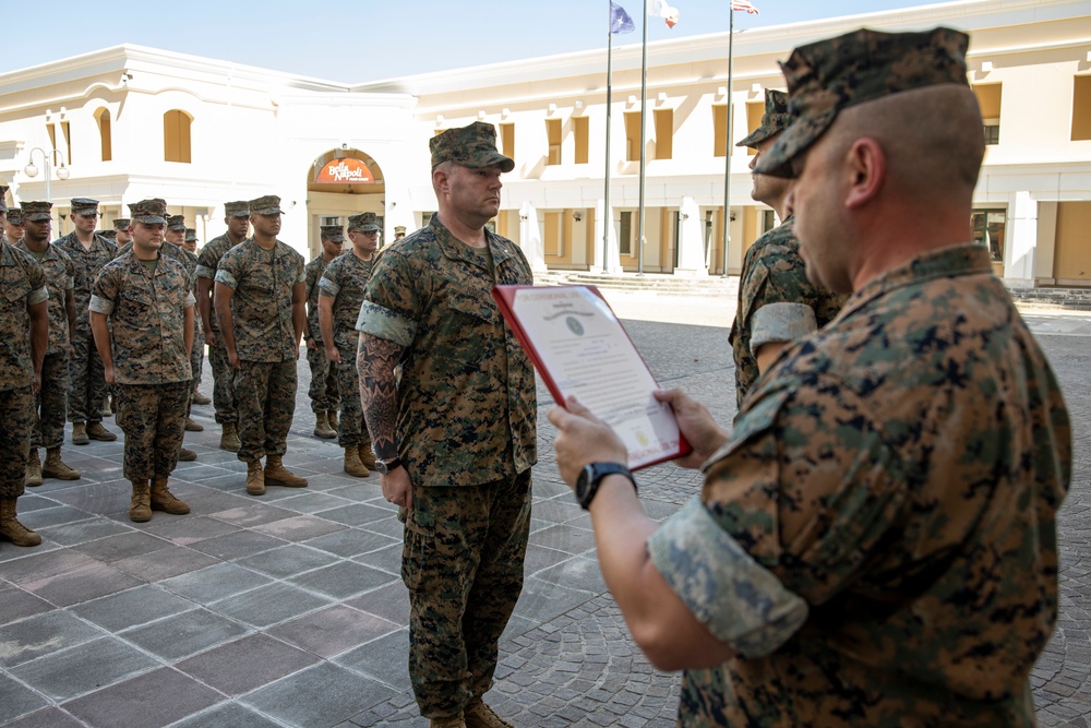 Task Force 61/2 Warrant Officer promotions