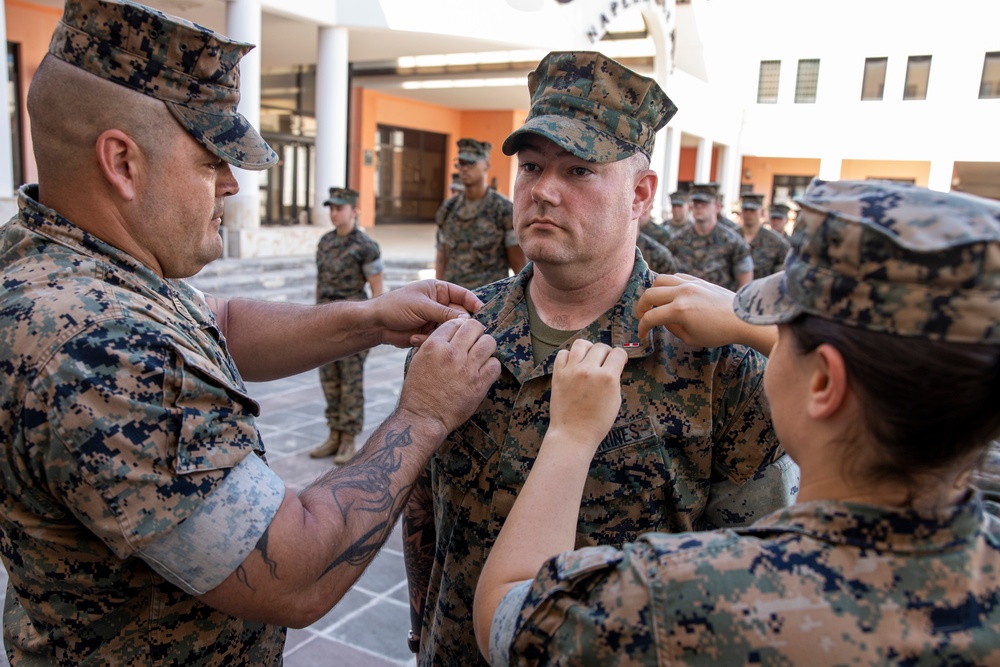 Task Force 61/2 Warrant Officer promotions