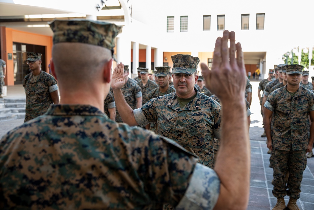 Task Force 61/2 Warrant Officer promotions