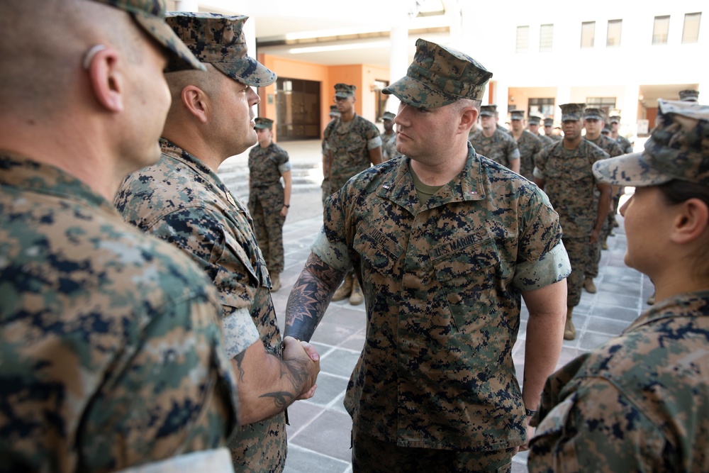 Task Force 61/2 Warrant Officer promotions