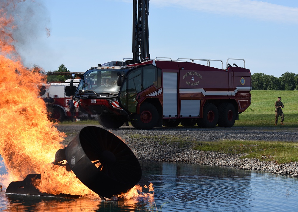 316th CES Fire Dept. hosts 2022 Fire Explorer Program cadets