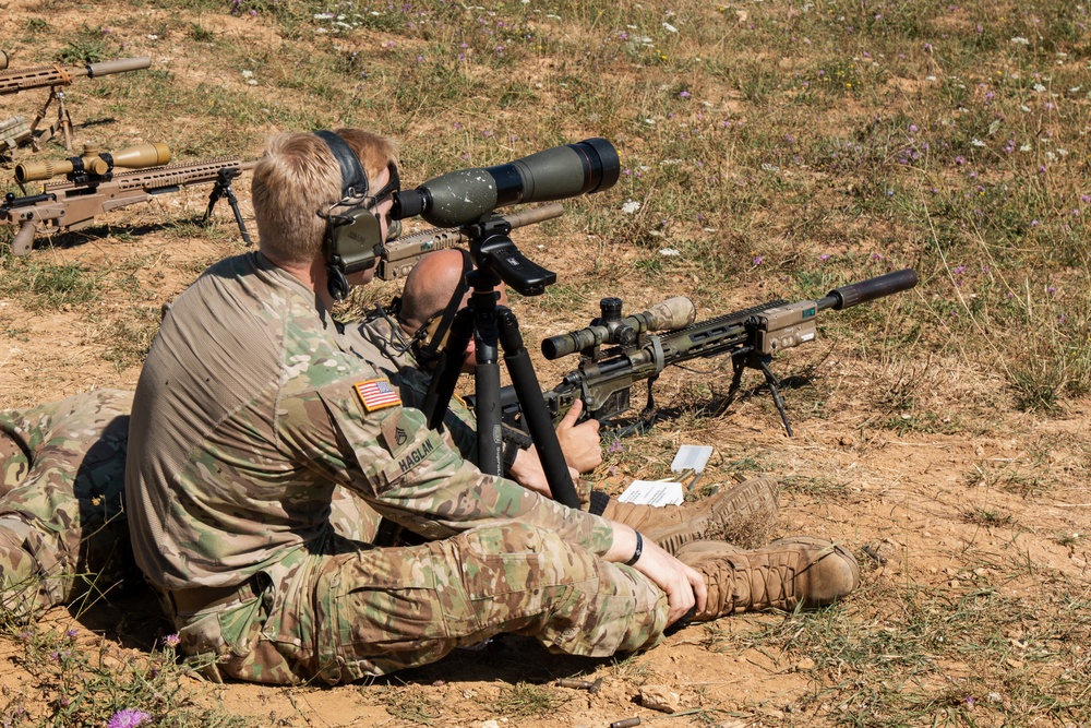 The European Best Sniper Team Competition begins at Hohenfels Training Area, Germany.