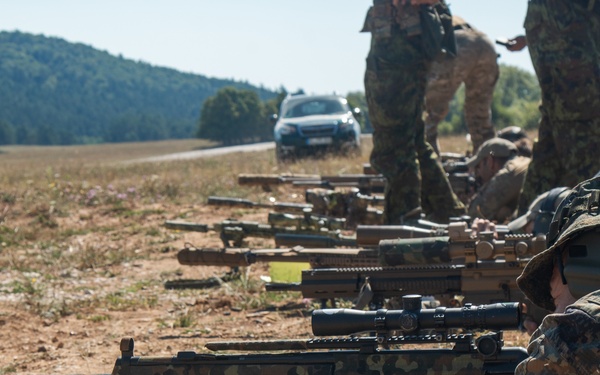 The European Best Sniper Team Competition begins at Hohenfels Training Area, Germany.