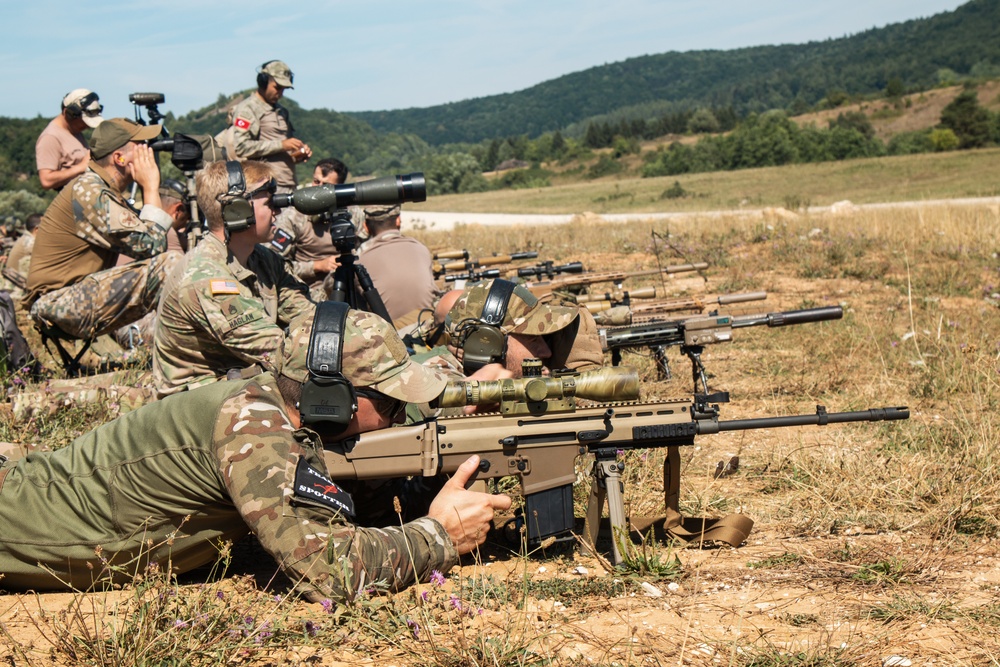 The European Best Sniper Team Competition begins at Hohenfels Training Area, Germany.