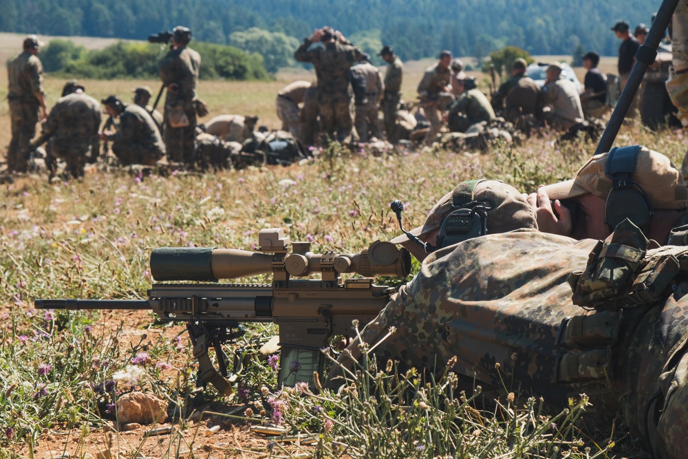 The European Best Sniper Team Competition begins at Hohenfels Training Area, Germany.