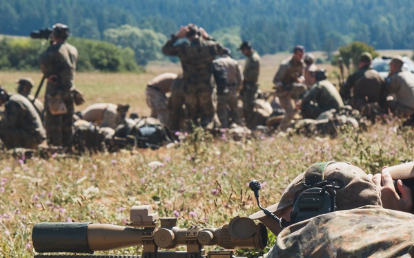 The European Best Sniper Team Competition begins at Hohenfels Training Area, Germany.
