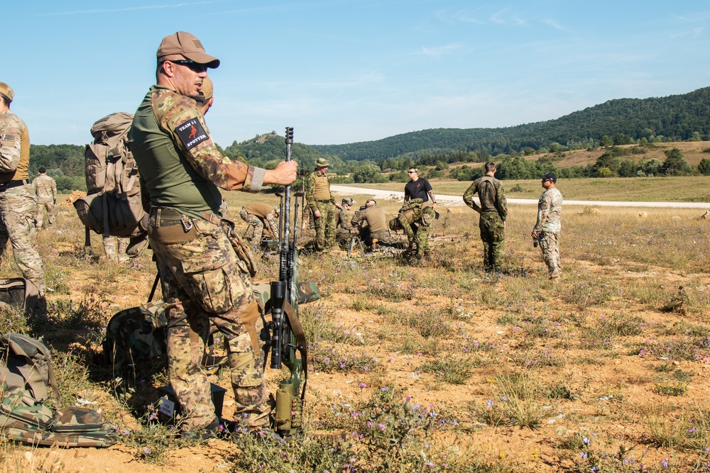 The European Best Sniper Team Competition begins at Hohenfels Training Area, Germany.