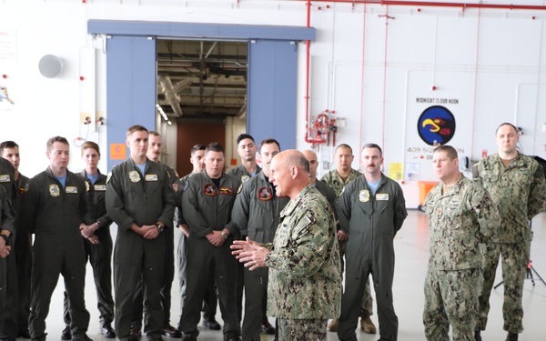 Chief of Naval Operations visits Patrol Squadron Nine in Keflavik, Iceland