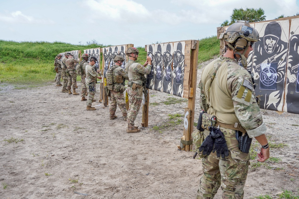 U.S. Service members take part in joint-force marksmanship competition in Kenya