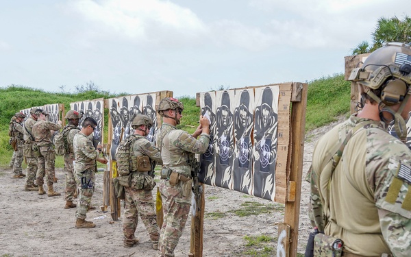 U.S. Service members take part in joint-force marksmanship competition in Kenya