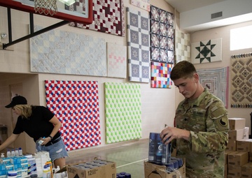 Kentucky National Guard augments flood relief supply locations
