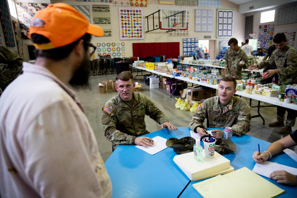 Kentucky National Guard augments flood relief supply locations