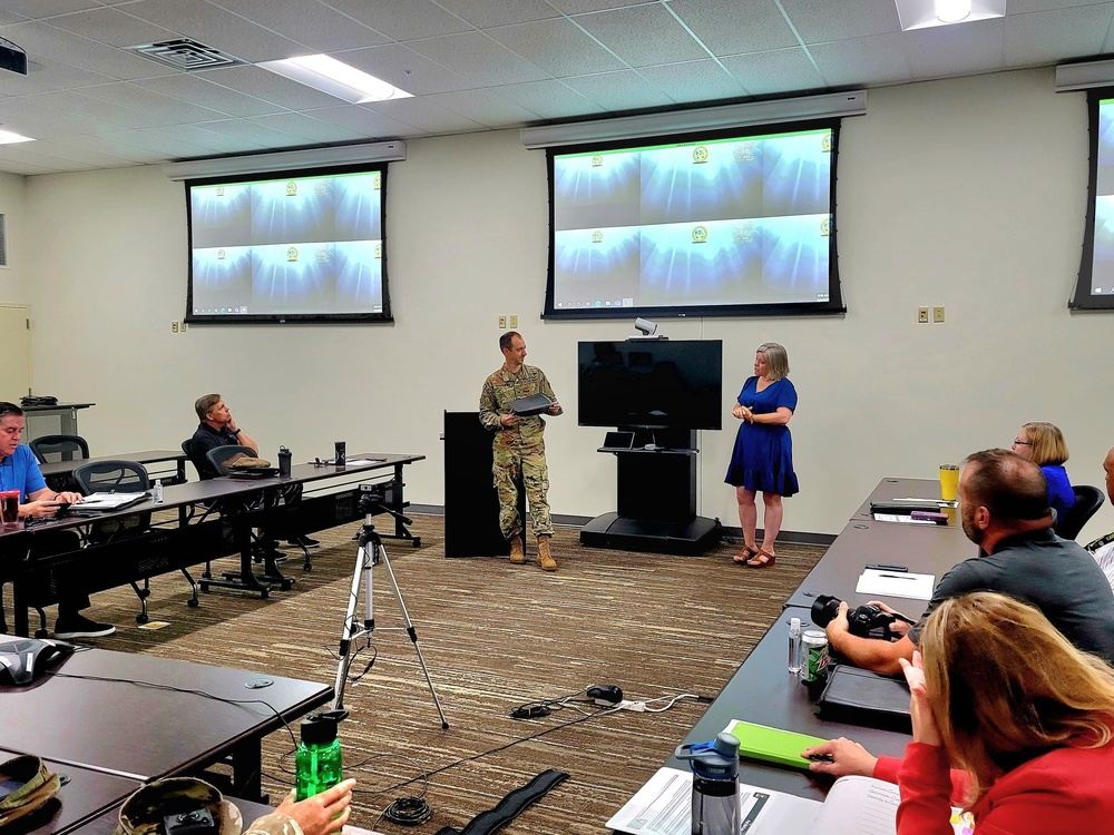 Fort McCoy PAO team members presented with Army Material Command awards