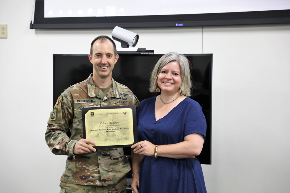 Fort McCoy PAO team members presented with Army Material Command awards