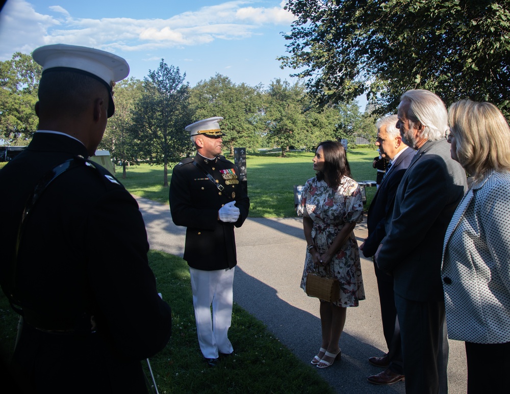 Marine Barracks Washington hosts another phenomenal sunset parade.