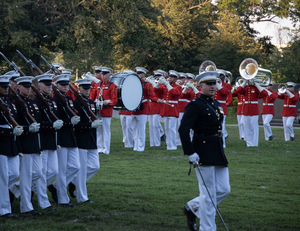 Marine Barracks Washington hosts another phenomenal sunset parade.