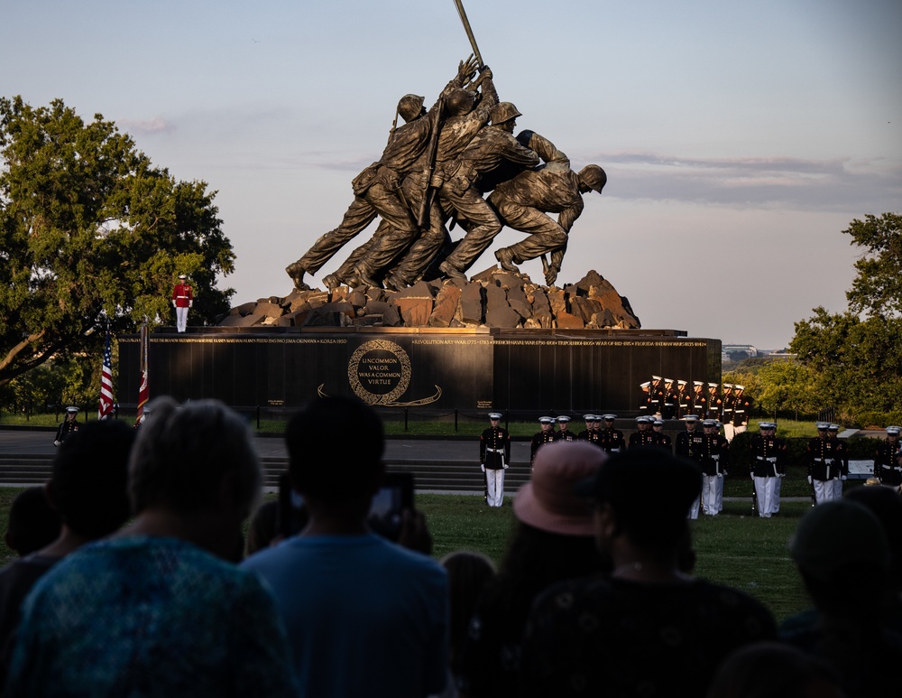 Marine Barracks Washington hosts another phenomenal sunset parade.