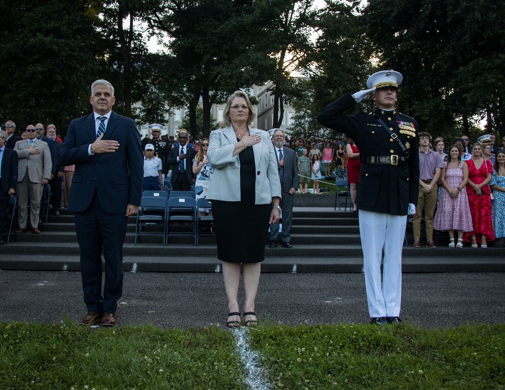 Marine Barracks Washington hosts another phenomenal sunset parade.