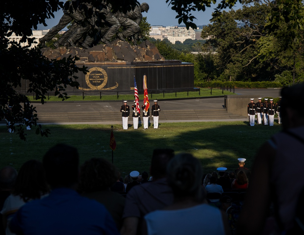 Marine Barracks Washington hosts another phenomenal sunset parade.