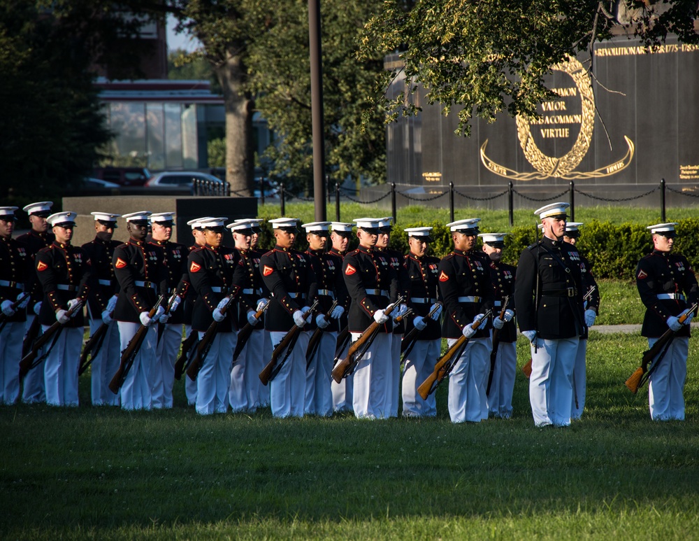 Marine Barracks Washington hosts another phenomenal sunset parade.