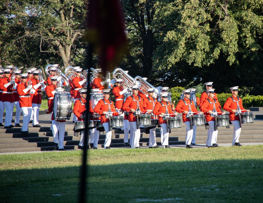 Marine Barracks Washington hosts another phenomenal sunset parade.