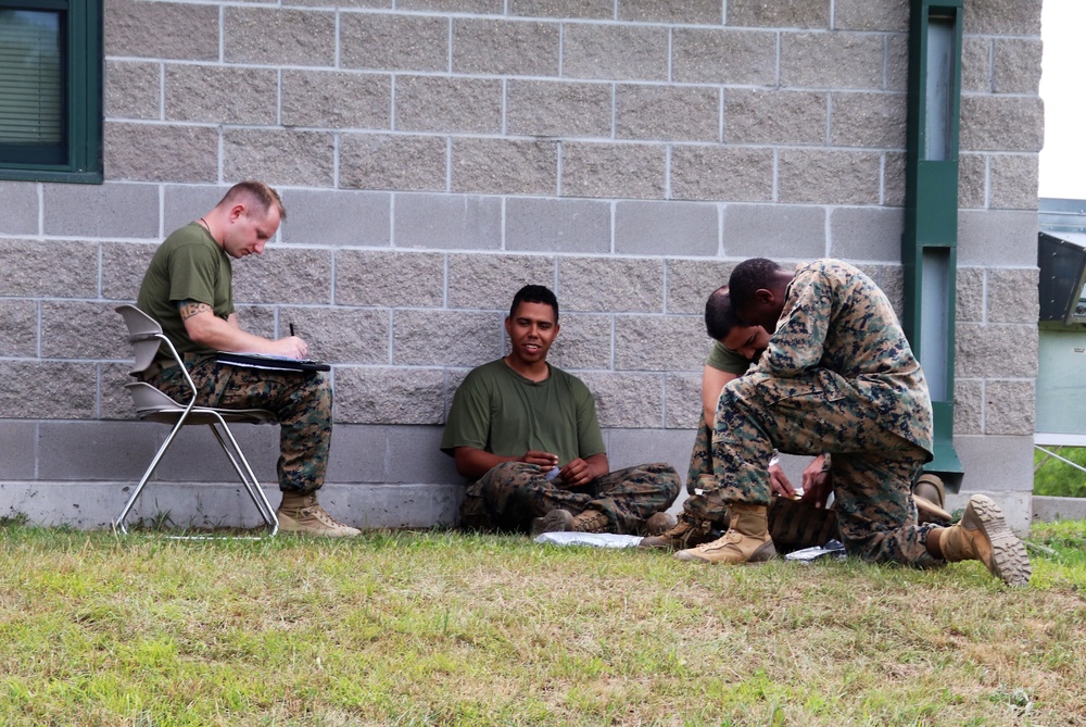 Valkyrie training for Navy Hospital Corpsmen part of 2nd Battalion, 24th Marines’ time at Fort McCoy