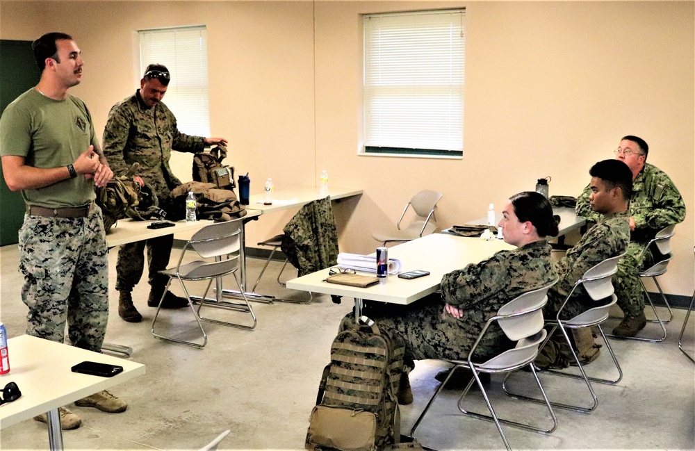 Valkyrie training for Navy Hospital Corpsmen part of 2nd Battalion, 24th Marines’ time at Fort McCoy