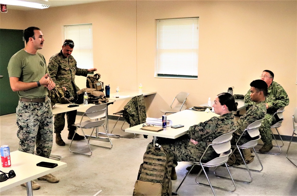 Valkyrie training for Navy Hospital Corpsmen part of 2nd Battalion, 24th Marines’ time at Fort McCoy